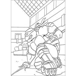 Dibujo para colorear: Ninja Turtles (Superhéroes) #75375 - Dibujos para Colorear e Imprimir Gratis