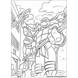 Dibujo para colorear: Ninja Turtles (Superhéroes) #75376 - Dibujos para Colorear e Imprimir Gratis
