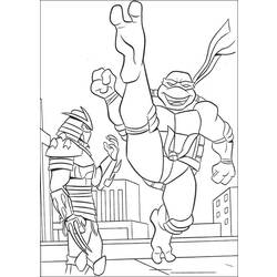 Dibujo para colorear: Ninja Turtles (Superhéroes) #75385 - Dibujos para Colorear e Imprimir Gratis