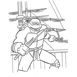 Dibujo para colorear: Ninja Turtles (Superhéroes) #75388 - Dibujos para Colorear e Imprimir Gratis