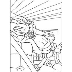 Dibujo para colorear: Ninja Turtles (Superhéroes) #75398 - Dibujos para Colorear e Imprimir Gratis