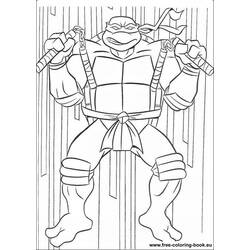 Dibujo para colorear: Ninja Turtles (Superhéroes) #75413 - Dibujos para Colorear e Imprimir Gratis