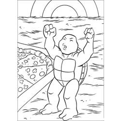 Dibujo para colorear: Ninja Turtles (Superhéroes) #75430 - Dibujos para Colorear e Imprimir Gratis