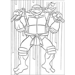 Dibujo para colorear: Ninja Turtles (Superhéroes) #75442 - Dibujos para Colorear e Imprimir Gratis