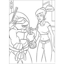 Dibujo para colorear: Ninja Turtles (Superhéroes) #75470 - Dibujos para Colorear e Imprimir Gratis