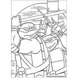 Dibujo para colorear: Ninja Turtles (Superhéroes) #75472 - Dibujos para Colorear e Imprimir Gratis