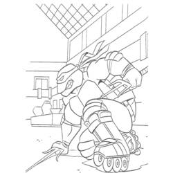 Dibujo para colorear: Ninja Turtles (Superhéroes) #75479 - Dibujos para Colorear e Imprimir Gratis