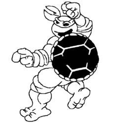 Dibujo para colorear: Ninja Turtles (Superhéroes) #75482 - Dibujos para Colorear e Imprimir Gratis