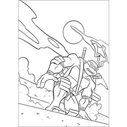 Dibujo para colorear: Ninja Turtles (Superhéroes) #75504 - Dibujos para Colorear e Imprimir Gratis