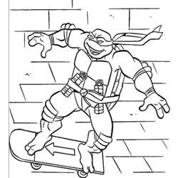 Dibujo para colorear: Ninja Turtles (Superhéroes) #75529 - Dibujos para Colorear e Imprimir Gratis