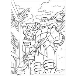 Dibujo para colorear: Ninja Turtles (Superhéroes) #75607 - Dibujos para Colorear e Imprimir Gratis