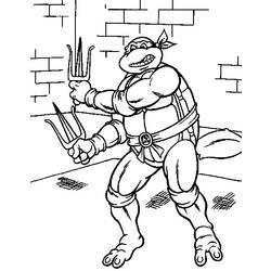 Dibujo para colorear: Ninja Turtles (Superhéroes) #75617 - Dibujos para Colorear e Imprimir Gratis