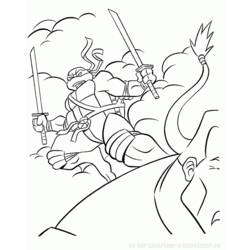 Dibujo para colorear: Ninja Turtles (Superhéroes) #75625 - Dibujos para Colorear e Imprimir Gratis