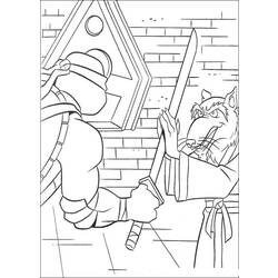 Dibujo para colorear: Ninja Turtles (Superhéroes) #75626 - Dibujos para Colorear e Imprimir Gratis