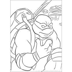 Dibujo para colorear: Ninja Turtles (Superhéroes) #75648 - Dibujos para Colorear e Imprimir Gratis