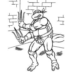 Dibujo para colorear: Ninja Turtles (Superhéroes) #75654 - Dibujos para Colorear e Imprimir Gratis