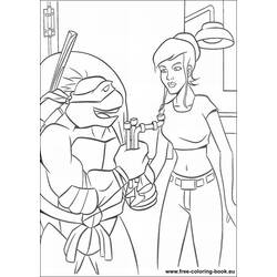 Dibujo para colorear: Ninja Turtles (Superhéroes) #75662 - Dibujos para Colorear e Imprimir Gratis