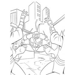 Dibujo para colorear: Ninja Turtles (Superhéroes) #75666 - Dibujos para Colorear e Imprimir Gratis