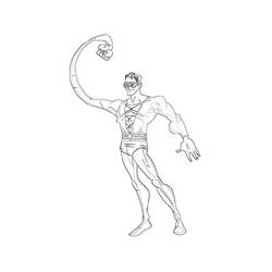 Dibujo para colorear: Plastic Man (Superhéroes) #83420 - Dibujos para colorear