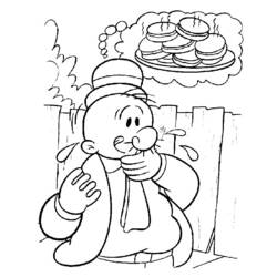 Dibujo para colorear: Popeye (Superhéroes) #84738 - Dibujos para colorear