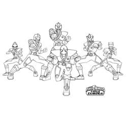 Dibujo para colorear: Power Rangers (Superhéroes) #49968 - Dibujos para colorear