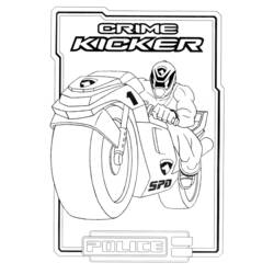 Dibujo para colorear: Power Rangers (Superhéroes) #50007 - Dibujos para Colorear e Imprimir Gratis