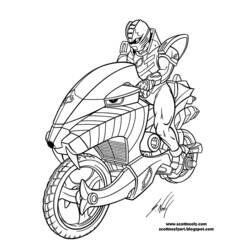 Dibujo para colorear: Power Rangers (Superhéroes) #50025 - Dibujos para colorear