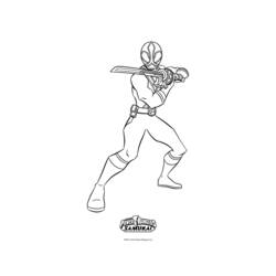 Dibujo para colorear: Power Rangers (Superhéroes) #50039 - Dibujos para Colorear e Imprimir Gratis