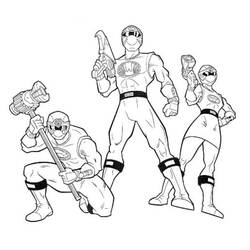 Dibujo para colorear: Power Rangers (Superhéroes) #50065 - Dibujos para colorear