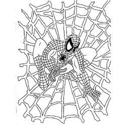 Dibujo para colorear: Spiderman (Superhéroes) #78641 - Dibujos para colorear