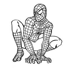 Dibujo para colorear: Spiderman (Superhéroes) #78648 - Dibujos para colorear