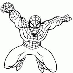 Dibujo para colorear: Spiderman (Superhéroes) #78649 - Dibujos para colorear