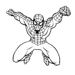 Dibujo para colorear: Spiderman (Superhéroes) #78656 - Dibujos para colorear