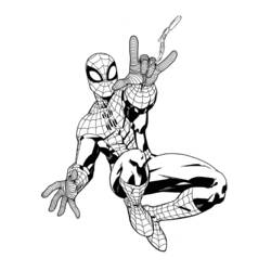Dibujo para colorear: Spiderman (Superhéroes) #78667 - Dibujos para colorear