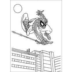 Dibujo para colorear: Spiderman (Superhéroes) #78677 - Dibujos para Colorear e Imprimir Gratis