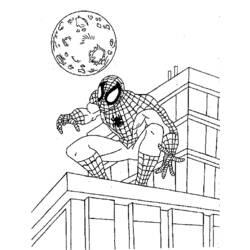 Dibujo para colorear: Spiderman (Superhéroes) #78685 - Dibujos para Colorear e Imprimir Gratis