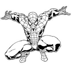 Dibujo para colorear: Spiderman (Superhéroes) #78690 - Dibujos para colorear