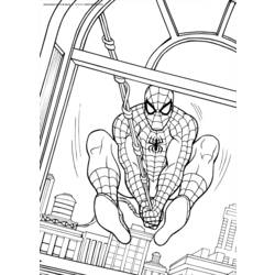 Dibujo para colorear: Spiderman (Superhéroes) #78691 - Dibujos para colorear