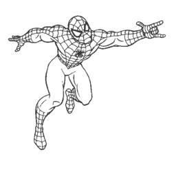 Dibujo para colorear: Spiderman (Superhéroes) #78736 - Dibujos para colorear