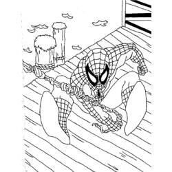 Dibujo para colorear: Spiderman (Superhéroes) #78743 - Dibujos para Colorear e Imprimir Gratis