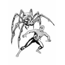 Dibujo para colorear: Spiderman (Superhéroes) #78757 - Dibujos para colorear