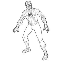 Dibujo para colorear: Spiderman (Superhéroes) #78772 - Dibujos para colorear