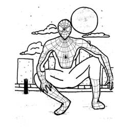 Dibujo para colorear: Spiderman (Superhéroes) #78776 - Dibujos para Colorear e Imprimir Gratis