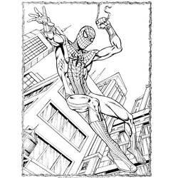 Dibujo para colorear: Spiderman (Superhéroes) #78808 - Dibujos para colorear