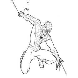 Dibujo para colorear: Spiderman (Superhéroes) #78904 - Dibujos para colorear