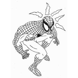 Dibujo para colorear: Spiderman (Superhéroes) #78933 - Dibujos para Colorear e Imprimir Gratis