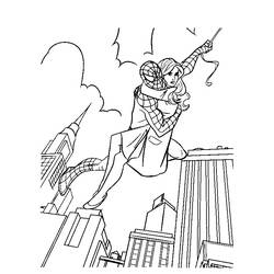 Dibujo para colorear: Spiderman (Superhéroes) #78987 - Dibujos para Colorear e Imprimir Gratis