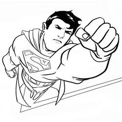 Dibujo para colorear: Superman (Superhéroes) #83646 - Dibujos para colorear