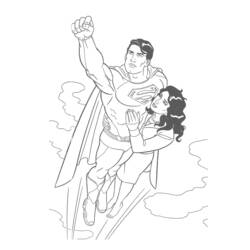 Dibujo para colorear: Superman (Superhéroes) #83665 - Dibujos para colorear