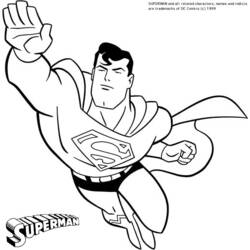 Dibujo para colorear: Superman (Superhéroes) #83677 - Dibujos para colorear